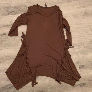 super cute brown dress